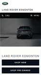 Mobile Screenshot of landroveredmonton.com